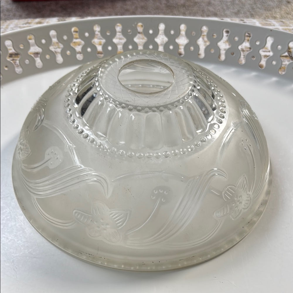 Antique style Art Nouveau lampshade or ceiling light shade fixture.